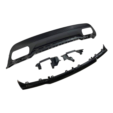 Difusor Trasero Mercedes W176 2012-2018 Look A45 ABS
