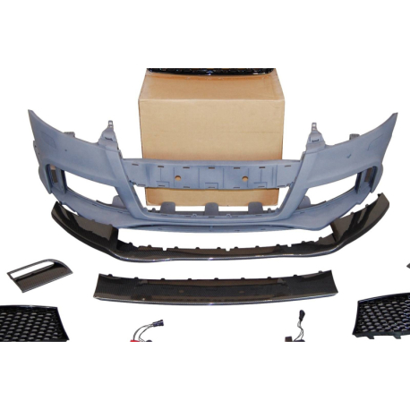 Paragolpes Delantero Audi TT 06-14 8J Look RS Spoiler Look Carbono
