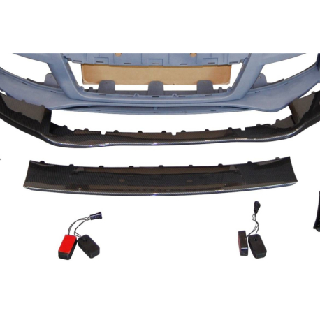Paragolpes Delantero Audi TT 06-14 8J Look RS Spoiler Look Carbono