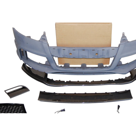 Paragolpes Delantero Audi TT 06-14 8J Look RS Spoiler Look Carbono