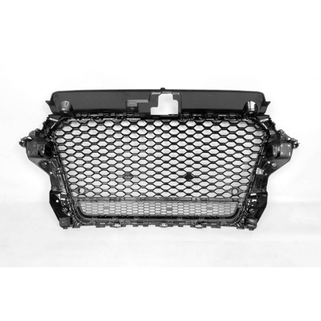 Parrilla Delantera Audi A3 V8 Look RS3 2013-2015 Mod 2