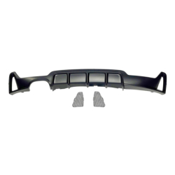 Difusor Trasero BMW F32 / F33 / F36 Look M Performance 1 Salida doble