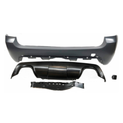 Paragolpes Trasero BMW E61 Look M 2 Salidas ABS