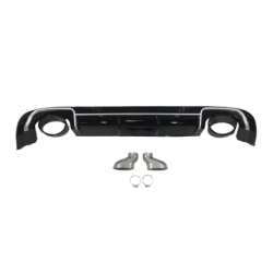 Difusor Trasero Audi A3 V8 4 puertas (Sedan) 2013-2015 Look RS3 ABS
