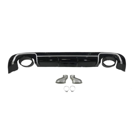 Difusor Trasero Audi A3 V8 4 puertas (Sedan) 2013-2015 Look RS3 ABS