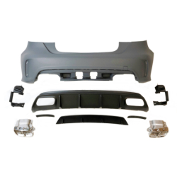 Paragolpes Trasero Mercedes W176 2012-2018 A45 Look AMG Sensores