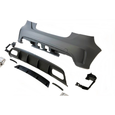 Paragolpes Trasero Mercedes W176 2012-2018 A45 Look AMG Sensores