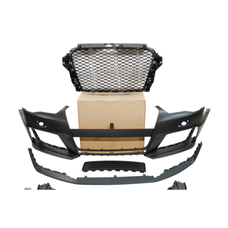 Paragolpes Delantero Audi A3 V8 13-15 Sportback / 3 Puertas  Look RS3 II Antinieblas