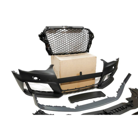 Paragolpes Delantero Audi A3 V8 13-15 Sportback / 3 Puertas  Look RS3 II Antinieblas