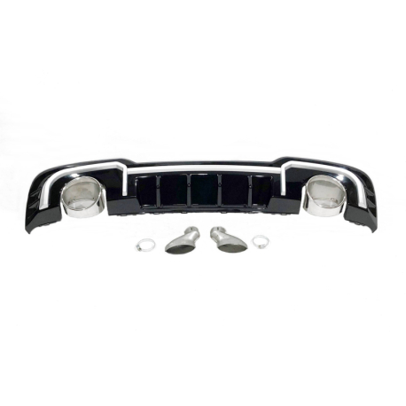 Difusor Trasero Audi A3 2016-2019 Sportback Sline Look RS3