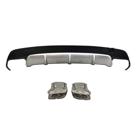 Difusor Trasero Mercedes CLA W117 2013-2018 4P/SW Look A45 ABS