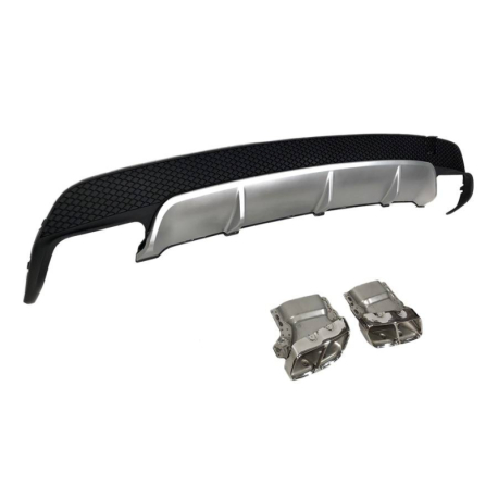 Difusor Trasero Mercedes CLA W117 2013-2018 4P/SW Look A45 ABS