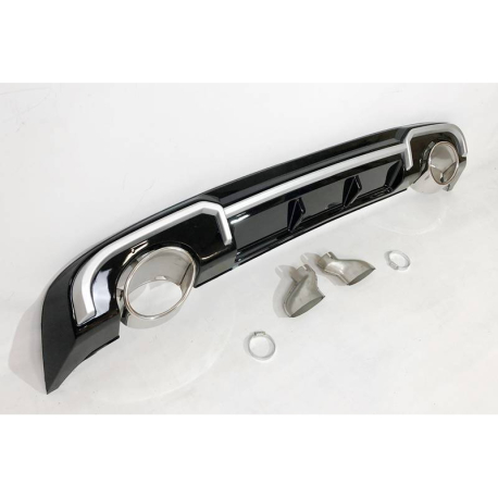 Difusor Trasero Audi A3 2016-2019 Sportback Look RS3