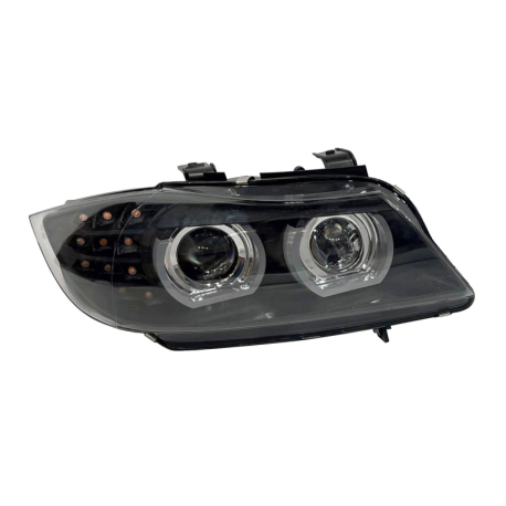 Faros Delanteros Luz De Dia BMW E90 '09-11 Xenon DRL Black