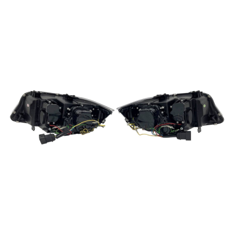 Faros Delanteros Luz De Dia BMW E90 '09-11 Xenon DRL Black