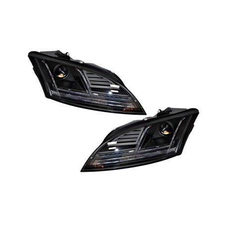 Faros Delanteros Luz De Dia AUDI TT 10-15 Xenon DRL Black
