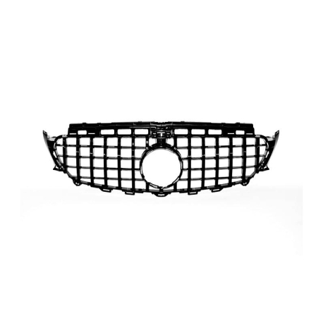 Parrilla Mercedes W213 / S213 / C238 Look GT Negro Brillante