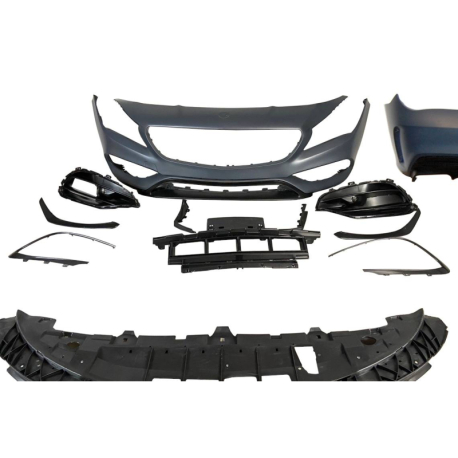 Kit Carrocería Mercedes W117 13-16 4P / SW LCI Look AMG A45 Parrilla