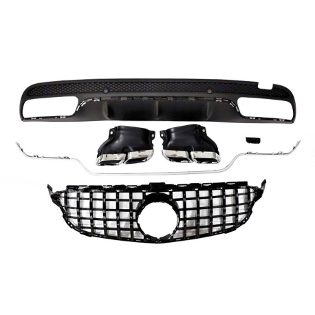 Kit De Carrocería Mercedes W205 2014-2018 4P / SW Look AMG C63