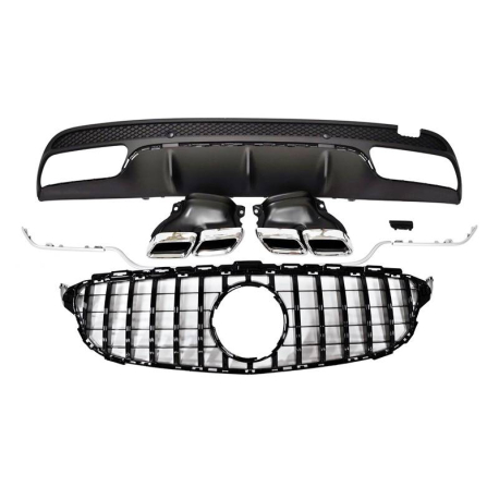 Kit De Carrocería Mercedes W205 2014-2018 4P / SW Look AMG C63