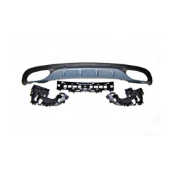 Difusor Trasero Mercedes W205 2014-2018 Coupe Look AMG C63 ABS