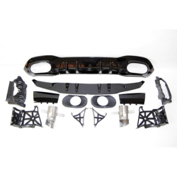 Difusor Trasero Mercedes V177 Look AMG A35 4 Puertas