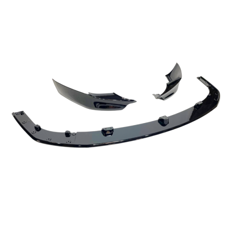 Spoiler Delantero BMW E60 / E61 Look M-Tech II Negro Brillo