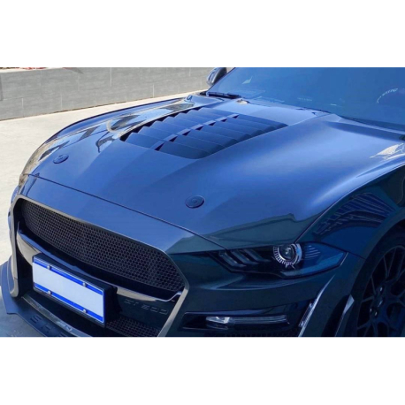 Capó Ford Mustang Look GT500 18-22 Aluminio