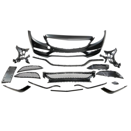 Paragolpes Delantero Mercedes W205 2014-2018 Coupe / 4P / SW look AMG C63
