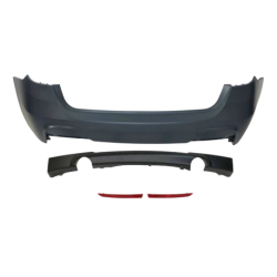 Paragolpes Trasero BMW F31 Look M-Tech Doble Salida