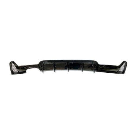 Difusor Trasero BMW F32 / F33 / F36 Look M Performance Brillante Negro
