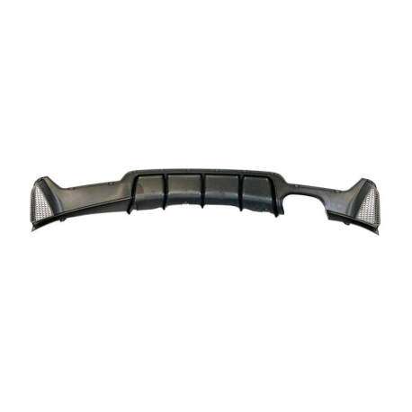 Difusor Trasero BMW F32 / F33 / F36 Look M Performance Brillante Negro