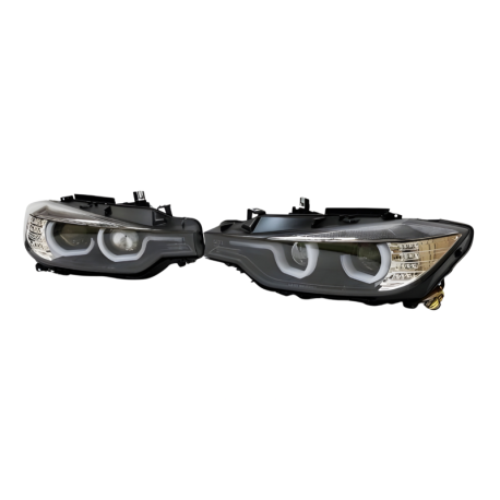Faros Delanteros Luz De Dia BMW F30 / F31 12-15  Xenon DRL Black