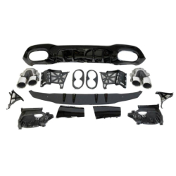Difusor Trasero Mercedes V177 Look AMG A45 4 Puertas