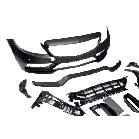 Paragolpes Delantero Mercedes W205 2014-2018 Coupe / 4P / SW look AMG C63