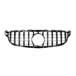 Parrilla Mercedes W205 C63 Look GT Negro Brillante