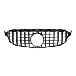 Parrilla Mercedes W205 2015-2018 Full Black Con Cámara