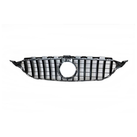 Parrilla Mercedes W205 2015-2018 Full Black Con Cámara