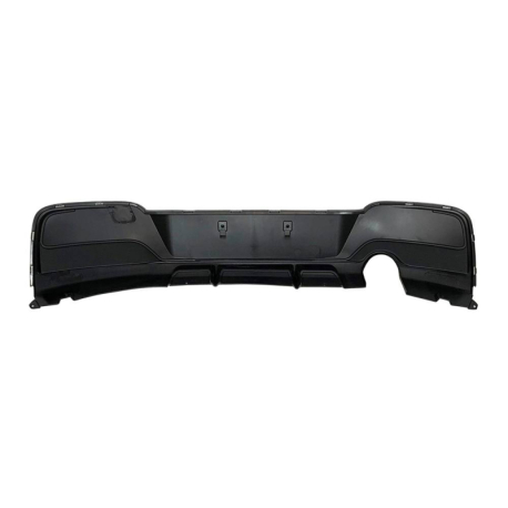 Difusor Trasero BMW F20 / F21 12-14 Look M-Performance 1 Salida doble Brillante Negro