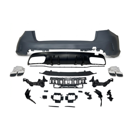 Paragolpes Trasero Mercedes W205 4P 2014-2021 Look C63 New