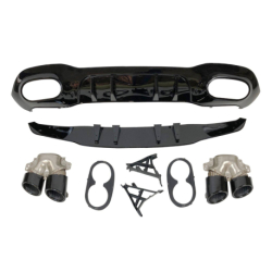 Difusor Trasero Mercedes W177 2018-2023 / 2023+ Look AMG A45