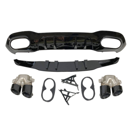 Difusor Trasero Mercedes W177 2018-2023 / 2023+ Look AMG A45
