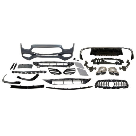 Kit De Carrocería Mercedes W213 4p 2020+ look AMG E63 ABS