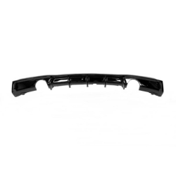 Difusor Trasero BMW F30 / F31 Look M Performance 2 Salidas Brillante Negro