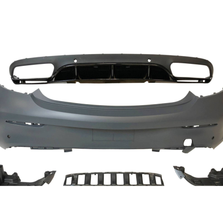 Paragolpes Trasero Mercedes W205 Coupe 2014-2020 Look C63