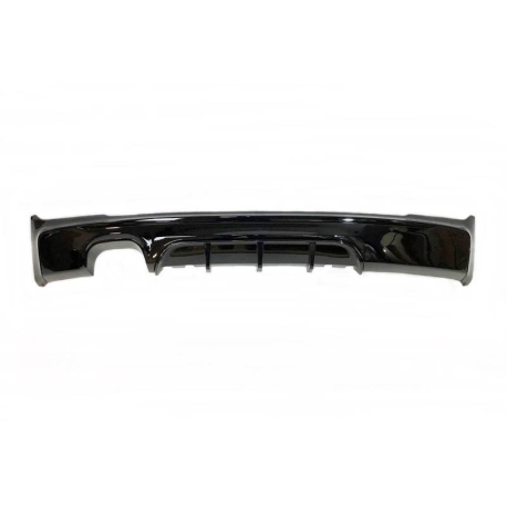 Difusor Trasero BMW F22 / F23 look M Performance Brillante Negro 1 Salida doble