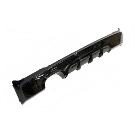 Difusor Trasero BMW F22 / F23 look M Performance Brillante Negro 1 Salida doble
