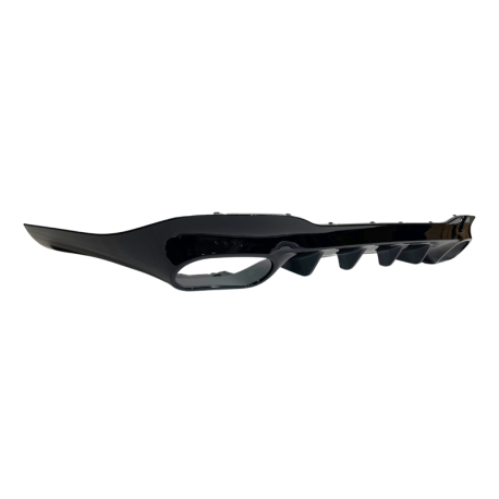 Difusor Trasero Mercedes W118 CLA Look A45 Negro Brillo