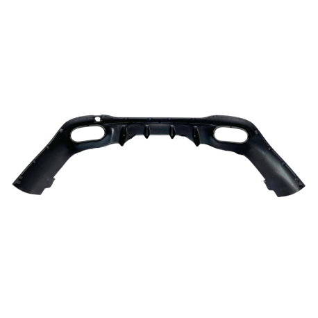 Difusor Trasero Mercedes W118 CLA Look A45 Negro Brillo