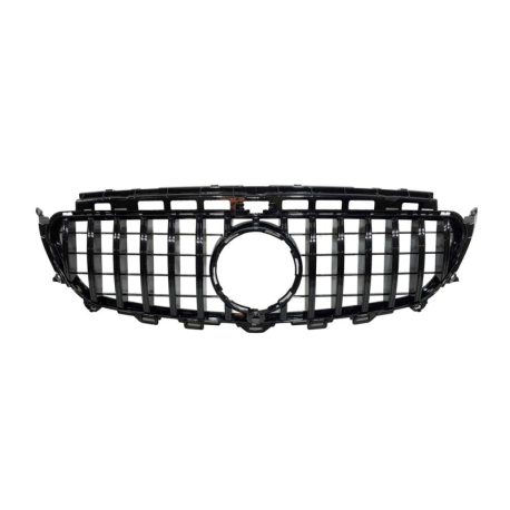 Parrilla Mercedes W213 / C238 Look GT Full Black Cámara